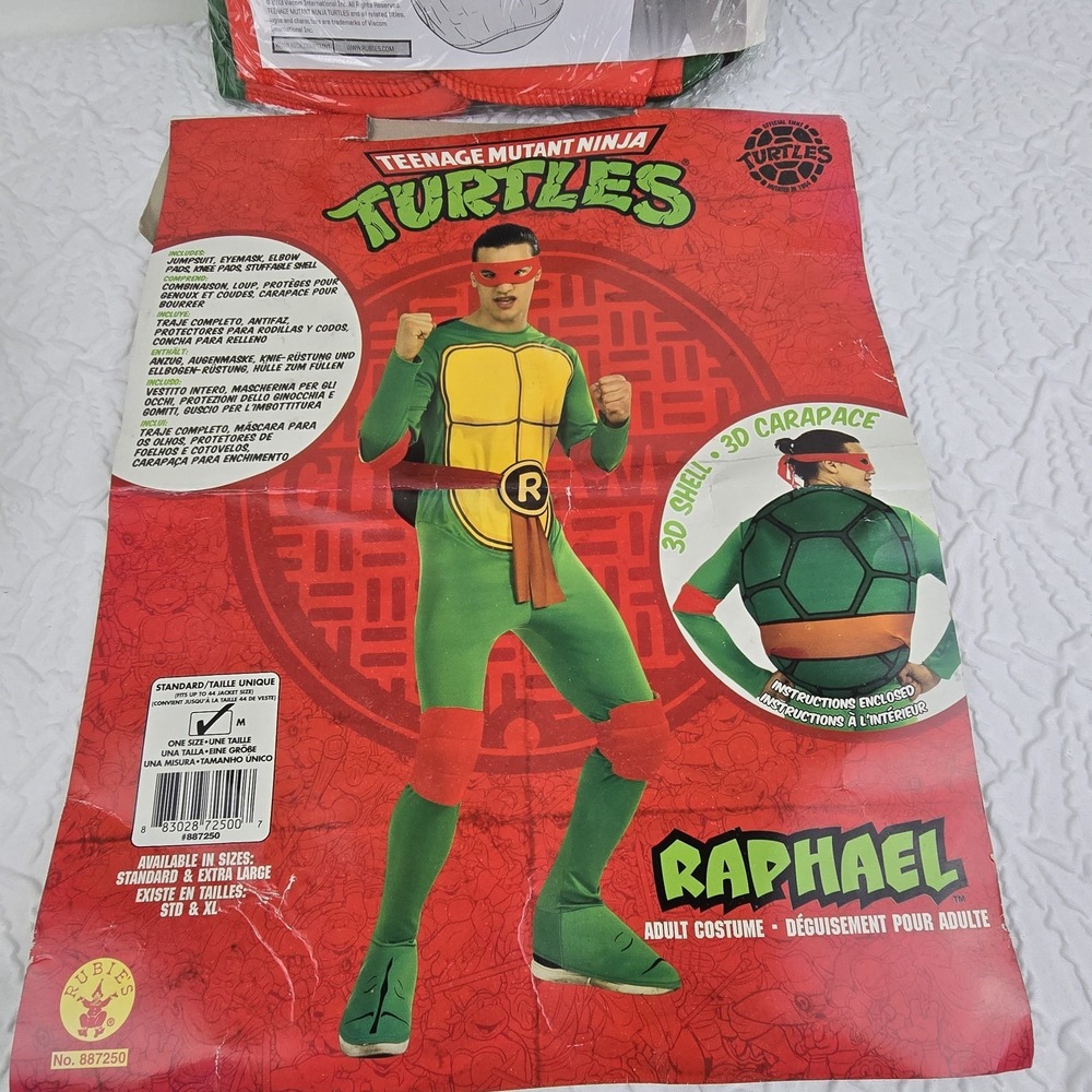Rubies Teenage Mutant Ninja Turtle‎ Raphael Costume Standard Med Nickelodeon